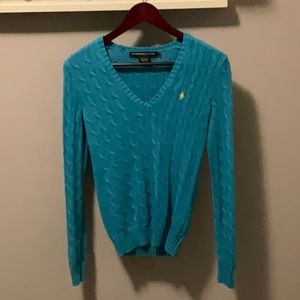 Ralph Lauren Sport cable knit sweater Size S Tiel
